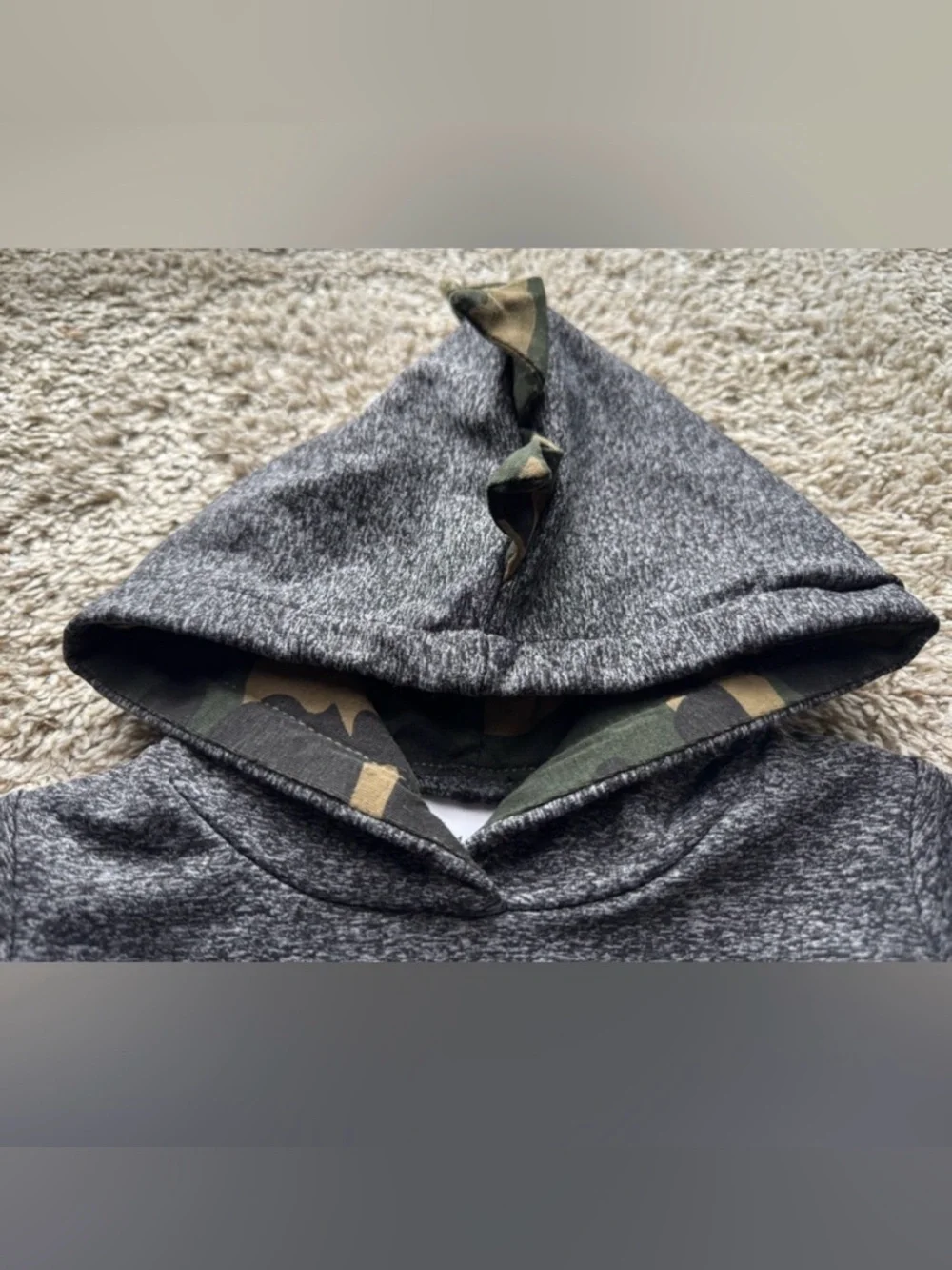Toddler Boys Dinosaur Camo Hoodie & Jogger Pants Set Size 12-18M